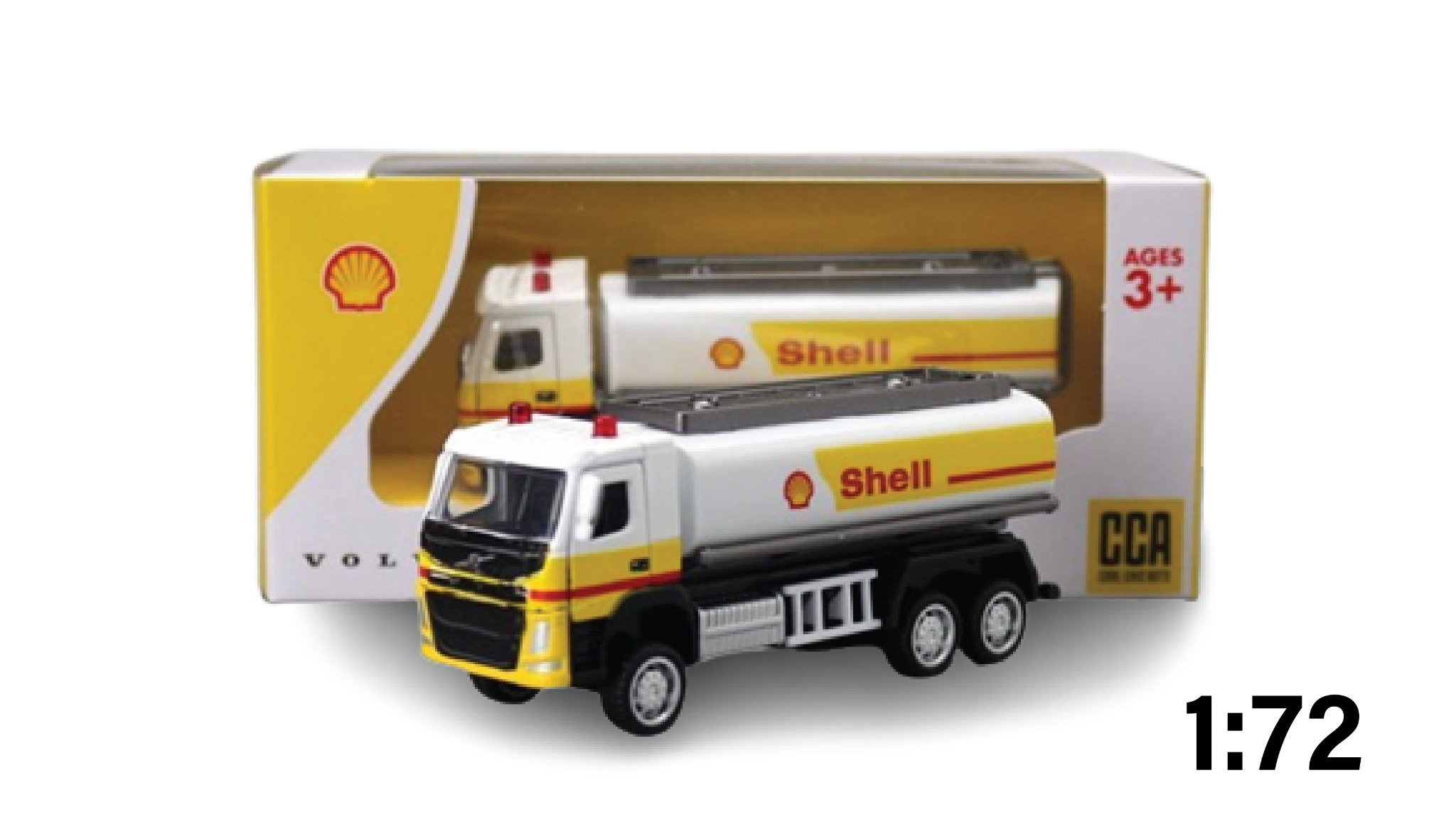  Mô hình xe tải chở dầu Shell Volvo tỉ lệ 1:72 CCA 8191 