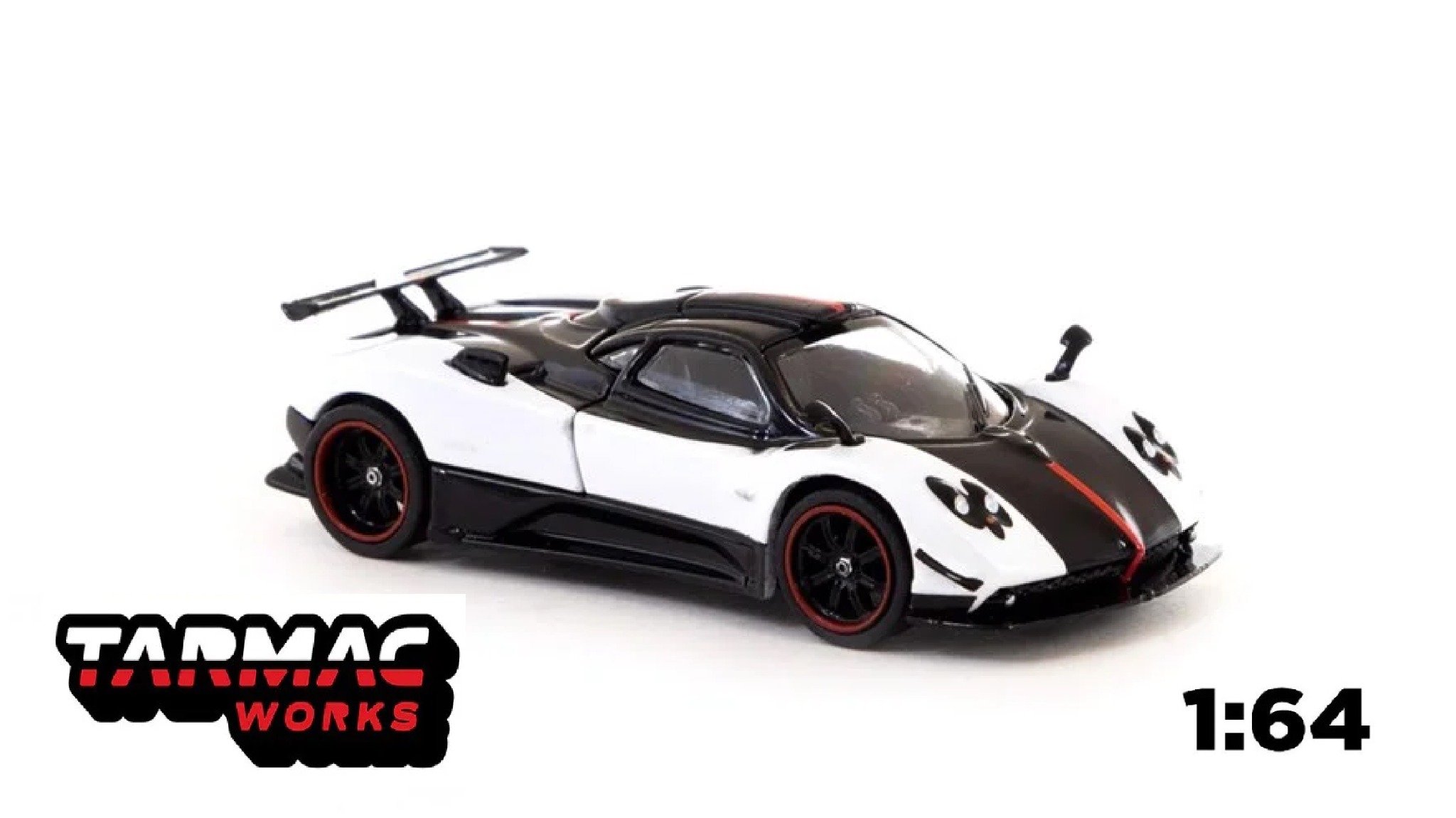  Mô hình xe Pagani Zonda Cinque Bianco Benny tỉ lệ 1:64 Tarmac works 