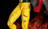  Mô hình nhân vật One punch man Saitama battle damange có đèn 43CM FG261 