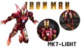  Mô hình nhân vật Marvel Iron man người sắt có đèn MK7 Mark VII Avengers SHF tỉ lệ 1:10 18CM ZD Toys FG263 