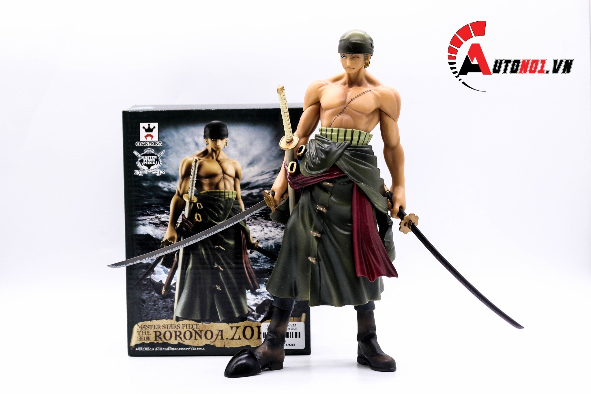 MÔ HÌNH NHÂN VẬT TRUYỆN TRANH ONE PIECE ZORO 25CM 5266