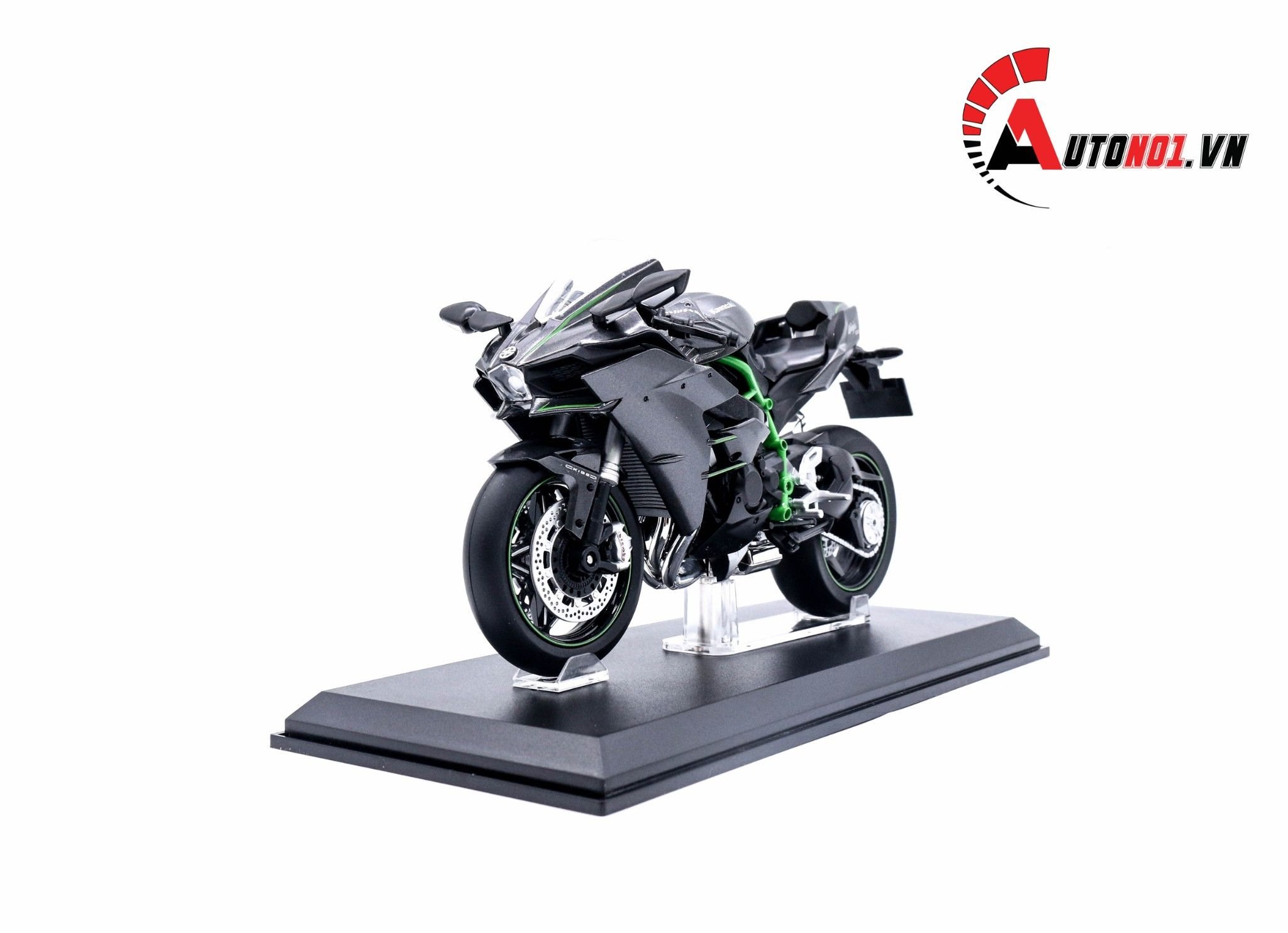  Mô hình xe Kawasaki Ninja H2 1:12 Aoshima 2686 