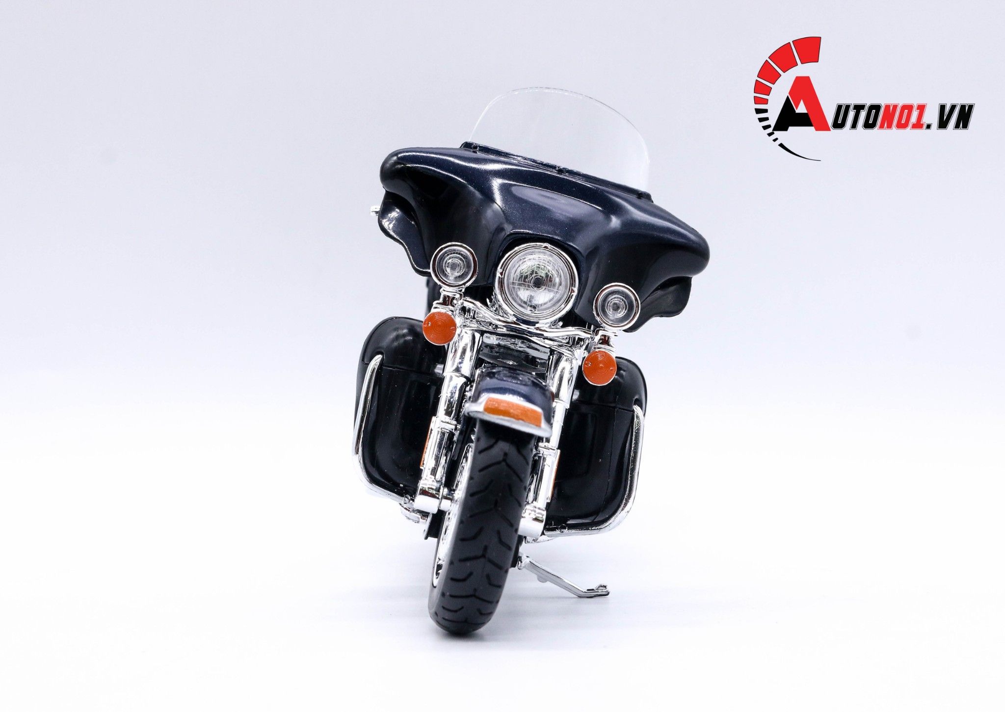  Mô hình xe Harley Davidson flhtk electra glide ultra limited black blue 2013 1:12 Maisto 4832 