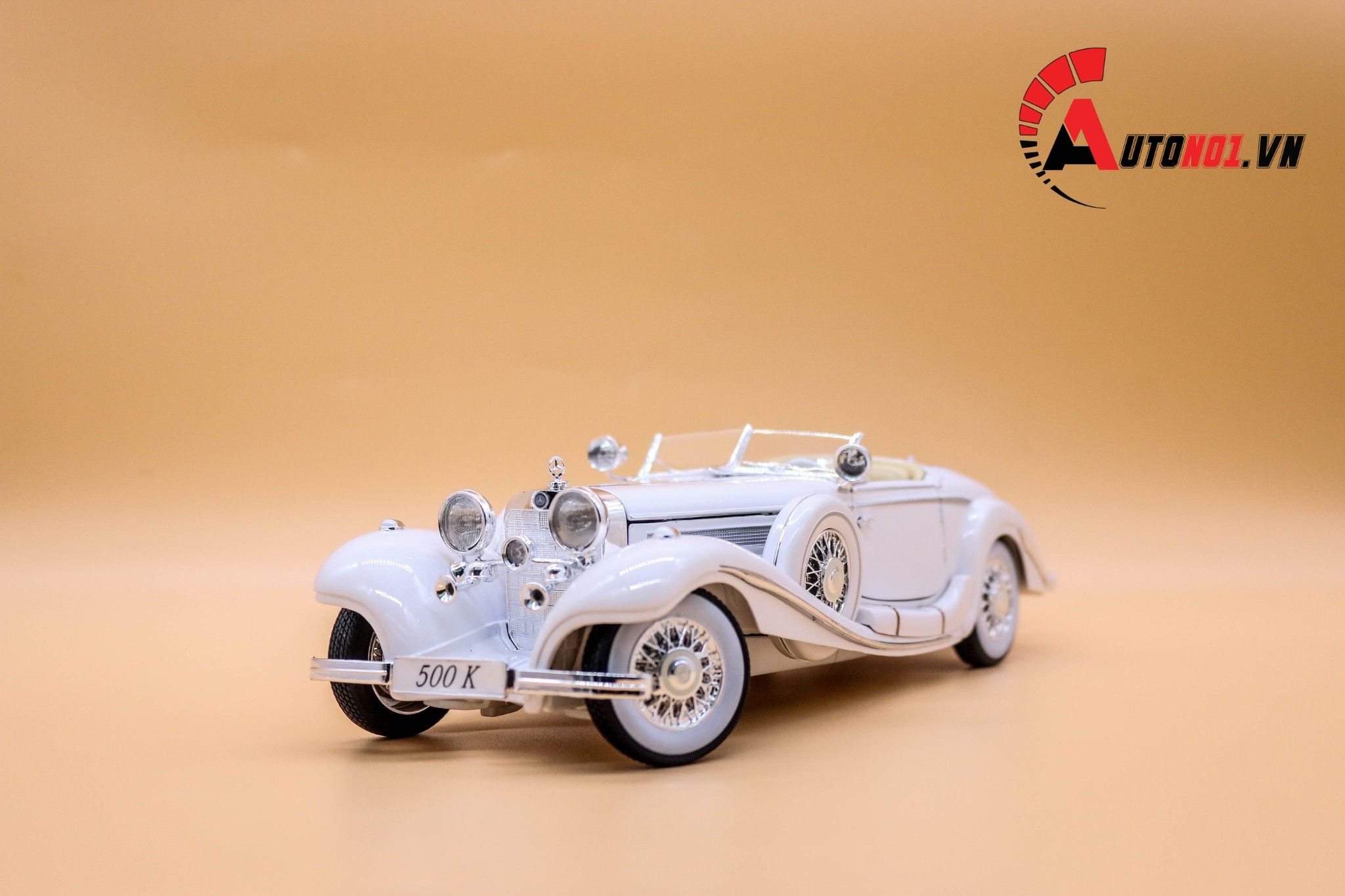 MÔ HÌNH XE MERCEDES BENZ 500K TYP SPECIAL ROADSTER 1936 1:18 MAISTO 3996