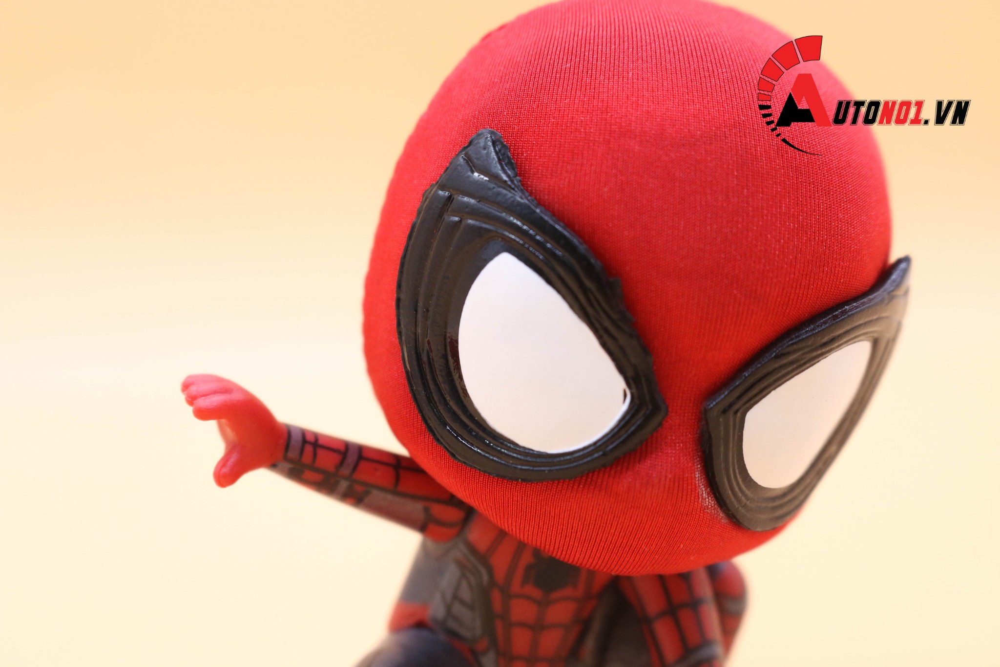 MÔ HÌNH NHÂN VẬT SPIDERMAN ĐẦU BỰ BLACK RED 8CM