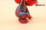  MÔ HÌNH NHÂN VẬT SPIDERMAN ĐẦU BỰ BLACK RED 8CM 6214 