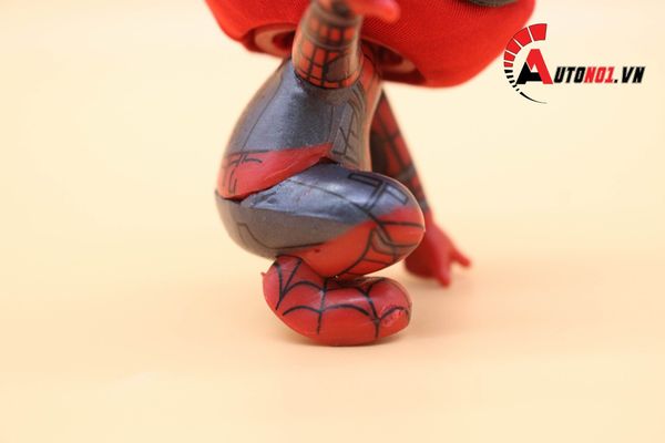 MÔ HÌNH NHÂN VẬT SPIDERMAN ĐẦU BỰ BLACK RED 8CM