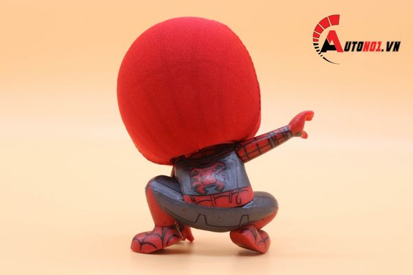 MÔ HÌNH NHÂN VẬT SPIDERMAN ĐẦU BỰ BLACK RED 8CM