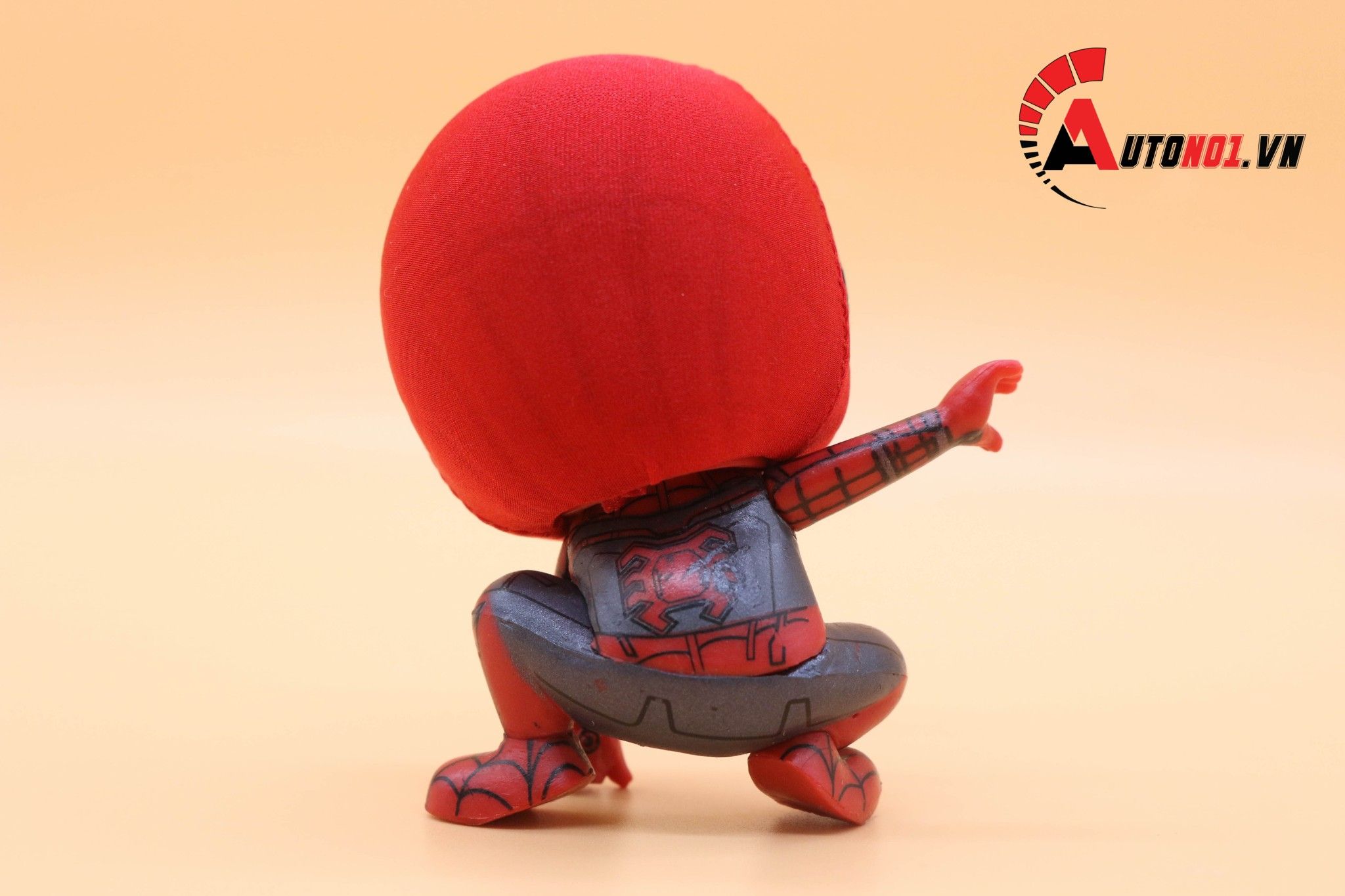  MÔ HÌNH NHÂN VẬT SPIDERMAN ĐẦU BỰ BLACK RED 8CM 6214 