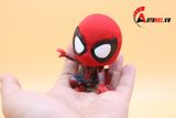  MÔ HÌNH NHÂN VẬT SPIDERMAN ĐẦU BỰ BLACK RED 8CM 6214 