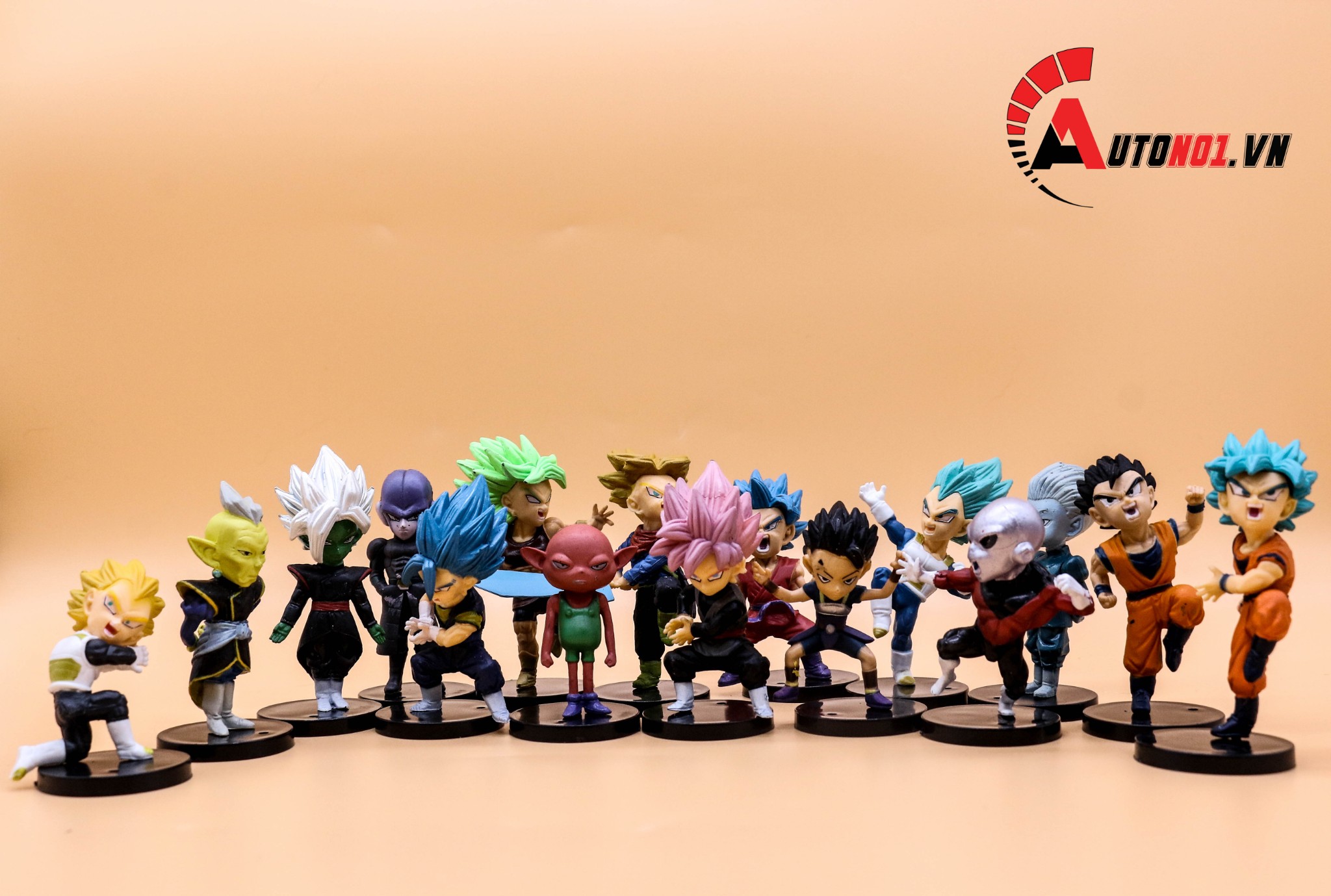 MÔ HÌNH NHÂN VẬT DRAGONBALL SET 16 CON 7.5CM