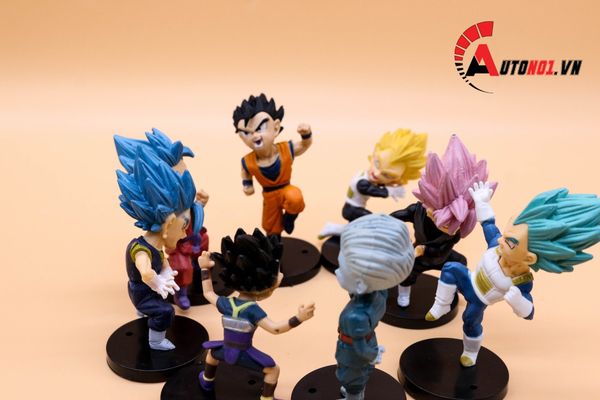 MÔ HÌNH NHÂN VẬT DRAGONBALL SET 16 CON 7.5CM 