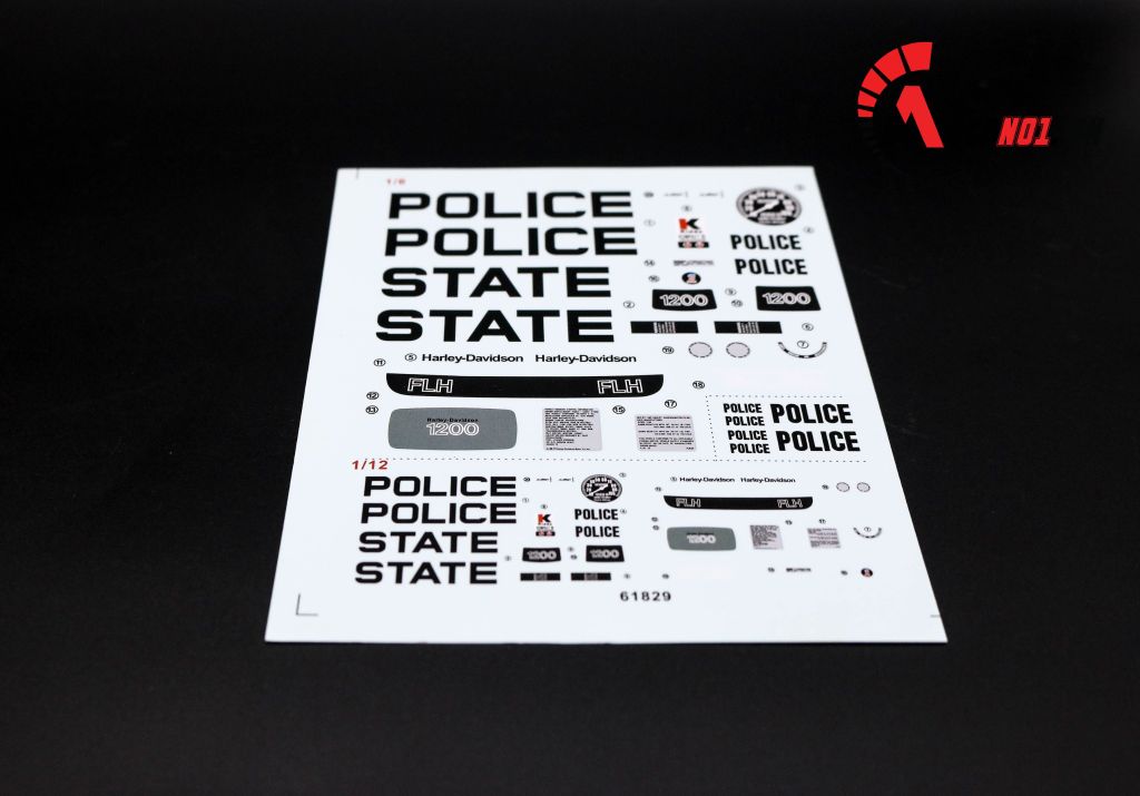 DECAL NƯỚC POLICE STATE 1:6 61829 DC138