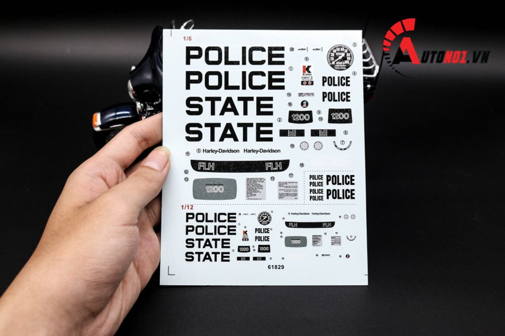 DECAL NƯỚC POLICE STATE 1:6 61829 DC138