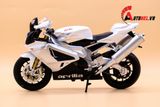  Mô hình xe mô tô Aprilla RSV 1000R white tỉ lệ 1:10 Welly 1750 