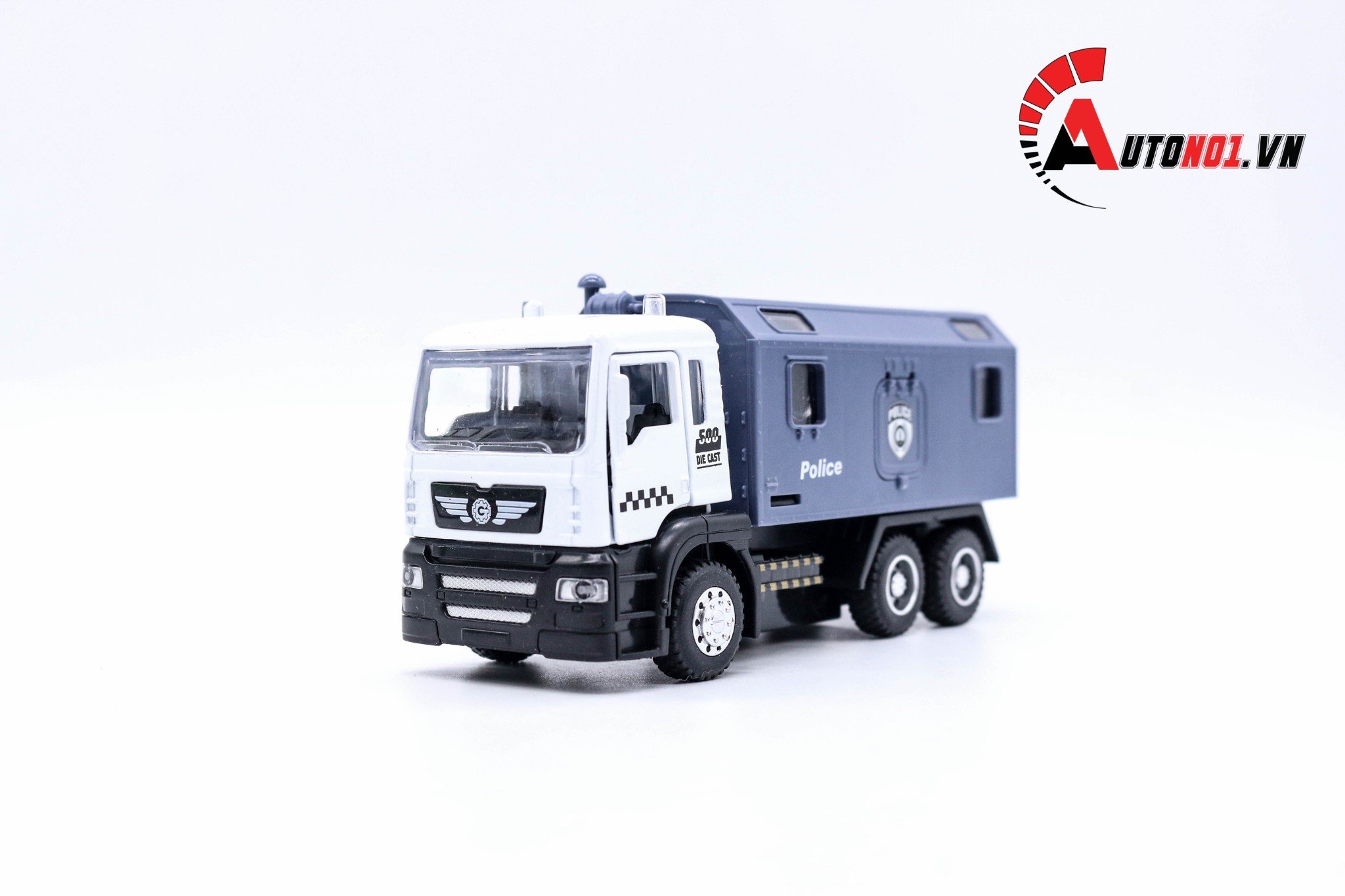 MÔ HÌNH XE TẢI POLICE 1:50 MINIAUTO