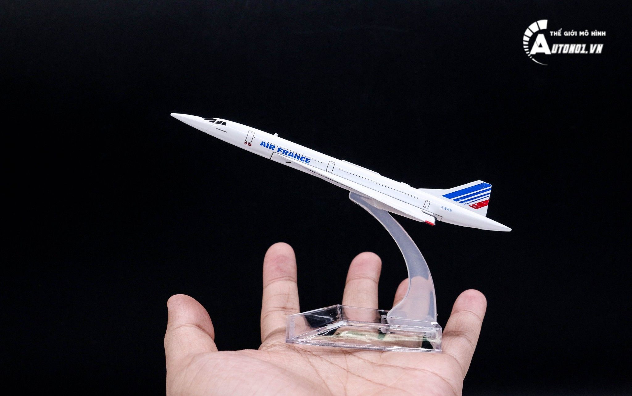  Mô hình máy bay phản lực Concorde Air France 16cm MB16162 