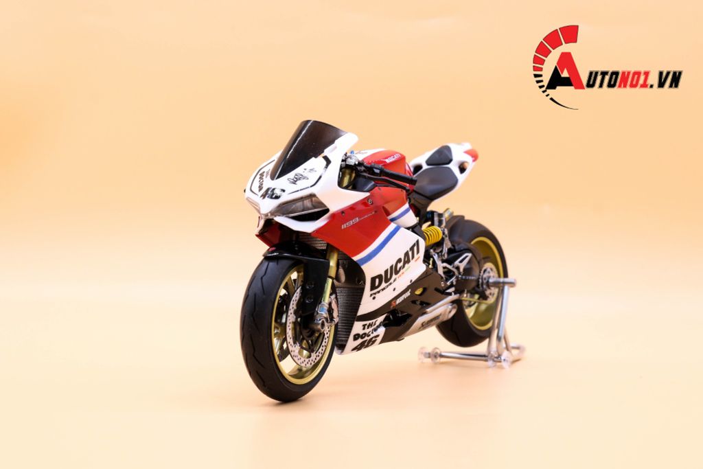 MÔ HÌNH SIÊU XE DUCATI 1199 PANIGALE CUSTOM DECAL AUDI NO.46 1:12 TAMIYA D056