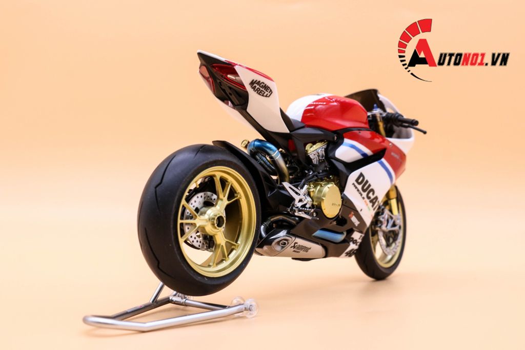 MÔ HÌNH SIÊU XE DUCATI 1199 PANIGALE CUSTOM DECAL AUDI NO.46 1:12 TAMIYA D056