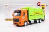  MÔ HÌNH XE TẢI CHỞ RÁC ORANGE 1:32 TRUCK METAL 6350 