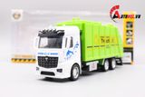  MÔ HÌNH XE TẢI CHỞ RÁC WHITE 1:32 TRUCK METAL 6351 