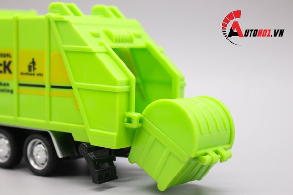 MÔ HÌNH XE TẢI CHỞ RÁC WHITE 1:32 TRUCK METAL