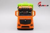  MÔ HÌNH XE TẢI CHỞ RÁC ORANGE 1:32 TRUCK METAL 6350 