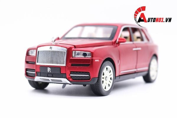 MÔ HÌNH XE Ô TÔ ROLLS ROYCE CULLINAN RED 1:24 CHEZHI