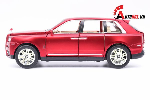 MÔ HÌNH XE Ô TÔ ROLLS ROYCE CULLINAN RED 1:24 CHEZHI