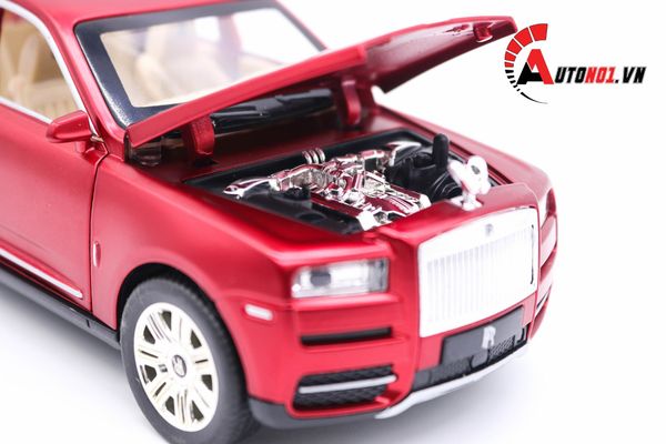 MÔ HÌNH XE Ô TÔ ROLLS ROYCE CULLINAN RED 1:24 CHEZHI