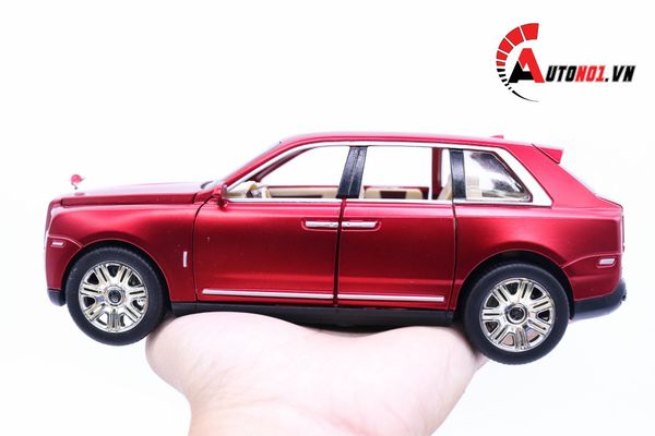 MÔ HÌNH XE Ô TÔ ROLLS ROYCE CULLINAN RED 1:24 CHEZHI