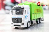  MÔ HÌNH XE TẢI CHỞ RÁC ORANGE 1:32 TRUCK METAL 6350 