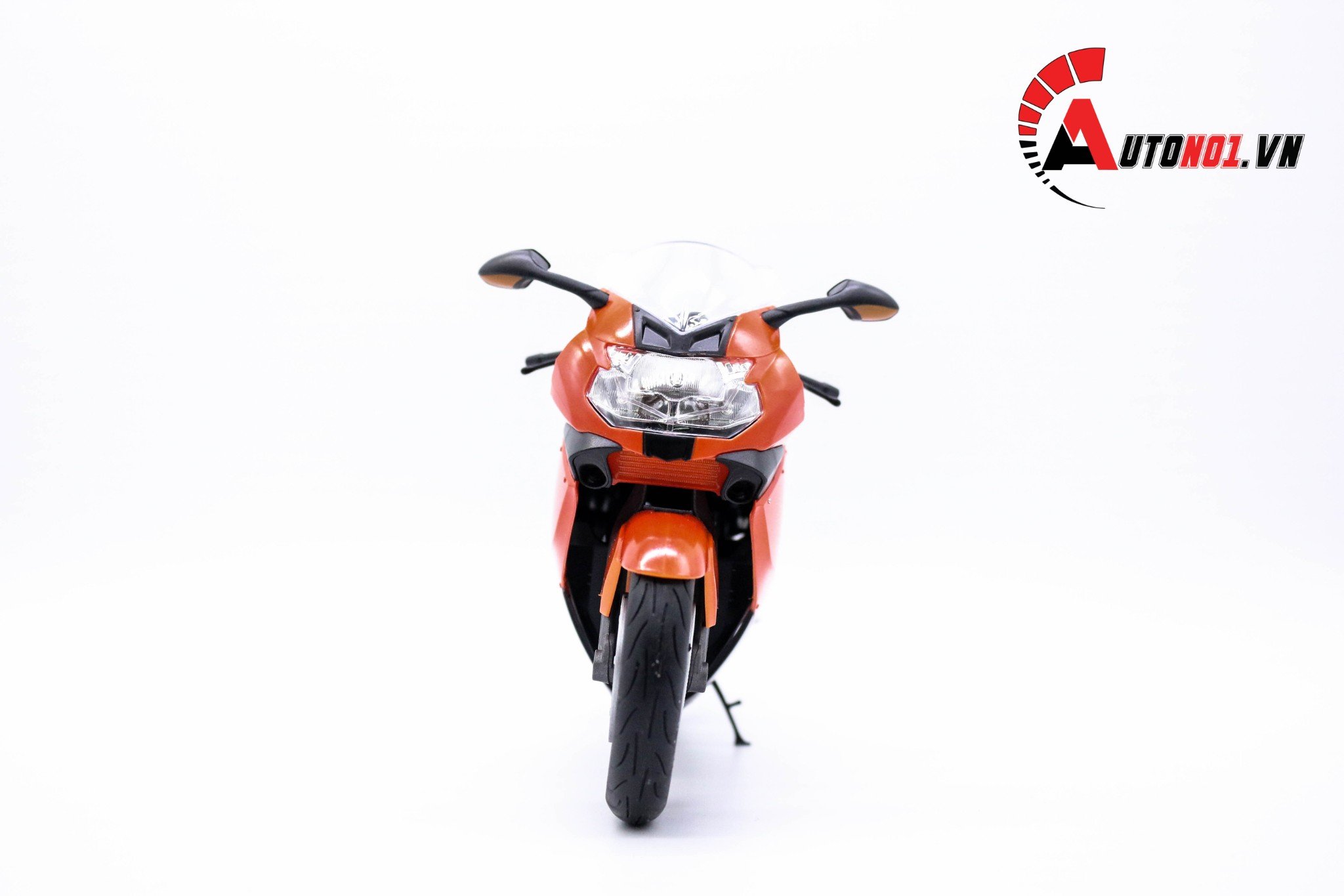 MÔ HÌNH XE MÔ TÔ BMW K1300S ORANGE 1:10 WELLY