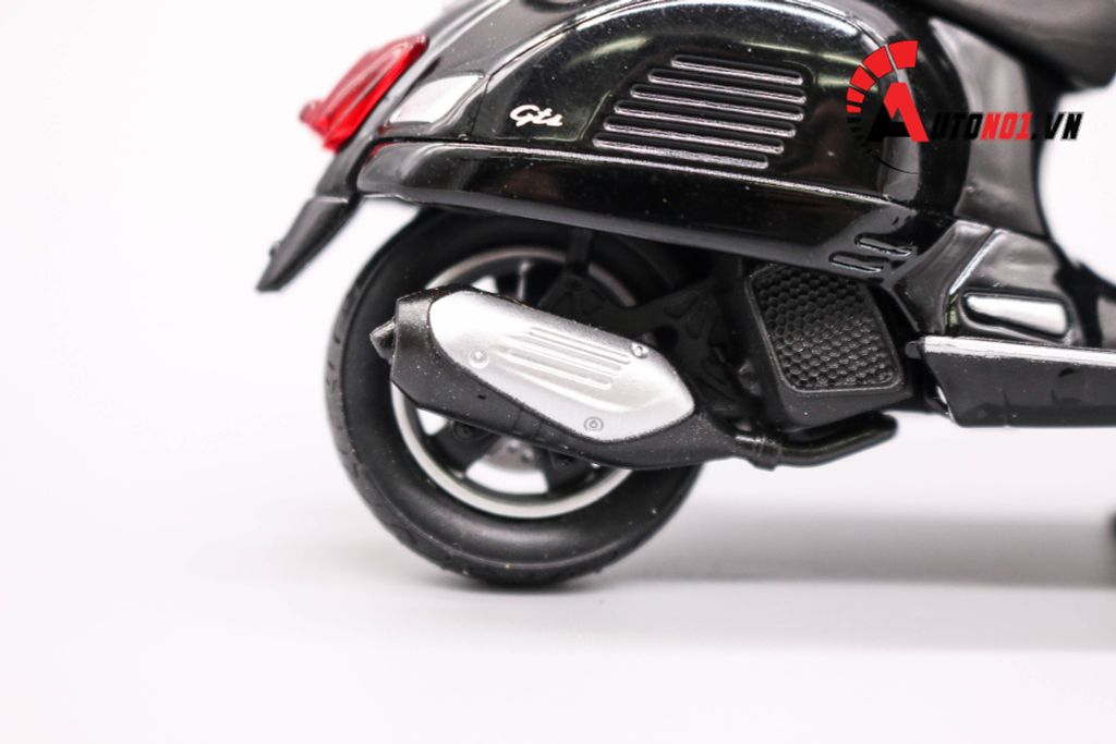 MÔ HÌNH XE VESPA GTS 125CC 2017 BLACK 1:18 WELLY