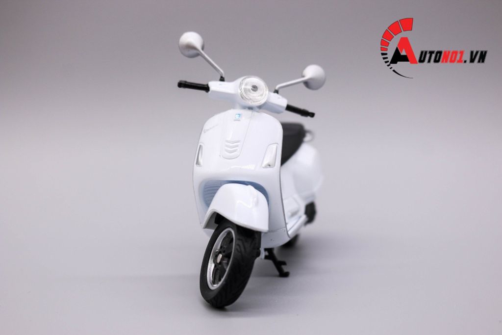 MÔ HÌNH XE VESPA GTS 125CC 2017 WHITE 1:18 WELLY