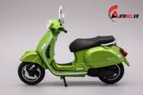  Mô hình xe Vespa gts 125cc 2017 green 1:18 Welly MT078E 