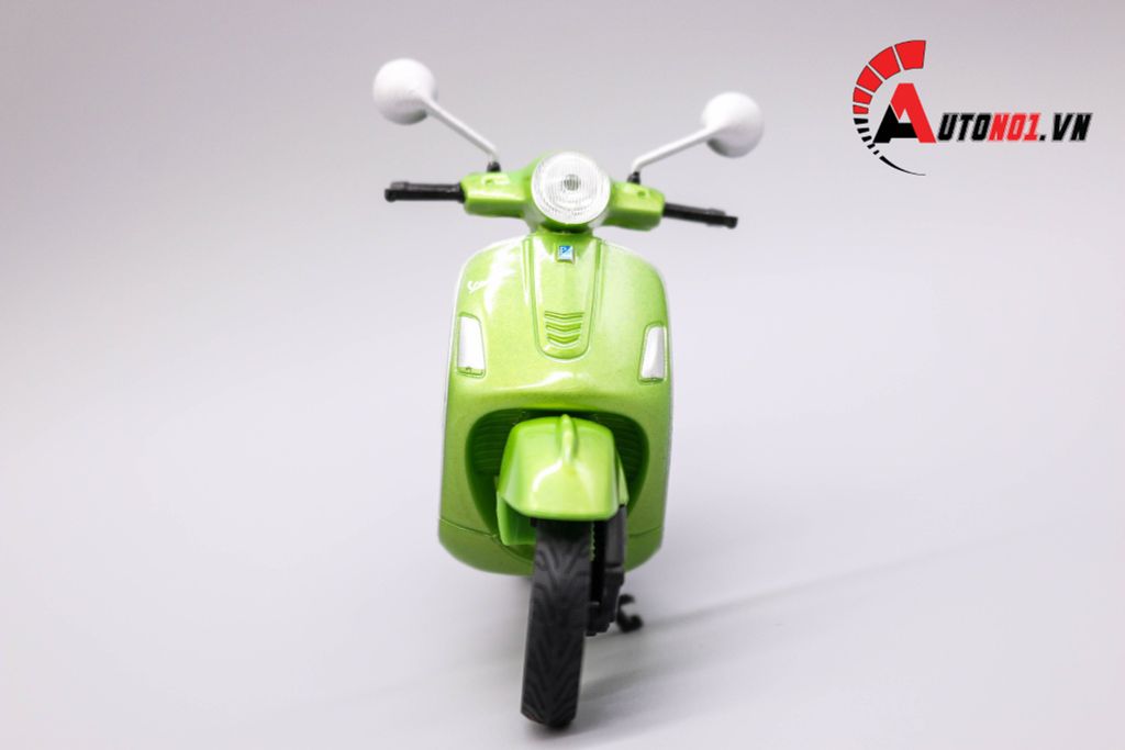 MÔ HÌNH XE VESPA GTS 125CC 2017 GREEN 1:18 WELLY