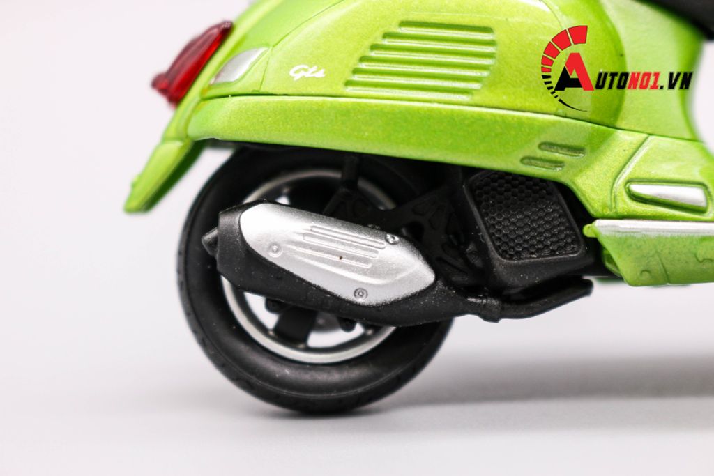 MÔ HÌNH XE VESPA GTS 125CC 2017 GREEN 1:18 WELLY