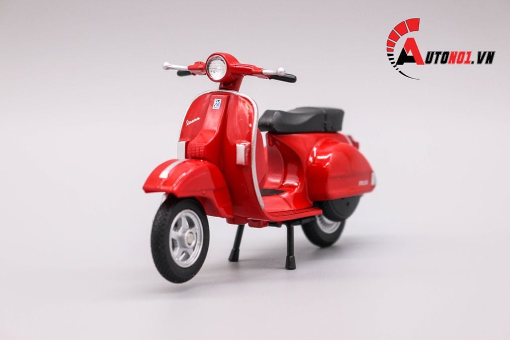 MÔ HÌNH XE VESPA PX 2016 RED 1:18 WELLY