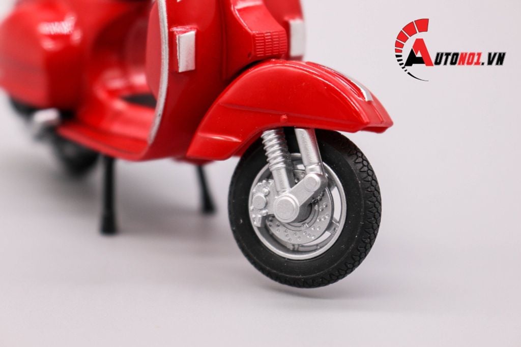 MÔ HÌNH XE VESPA PX 2016 RED 1:18 WELLY