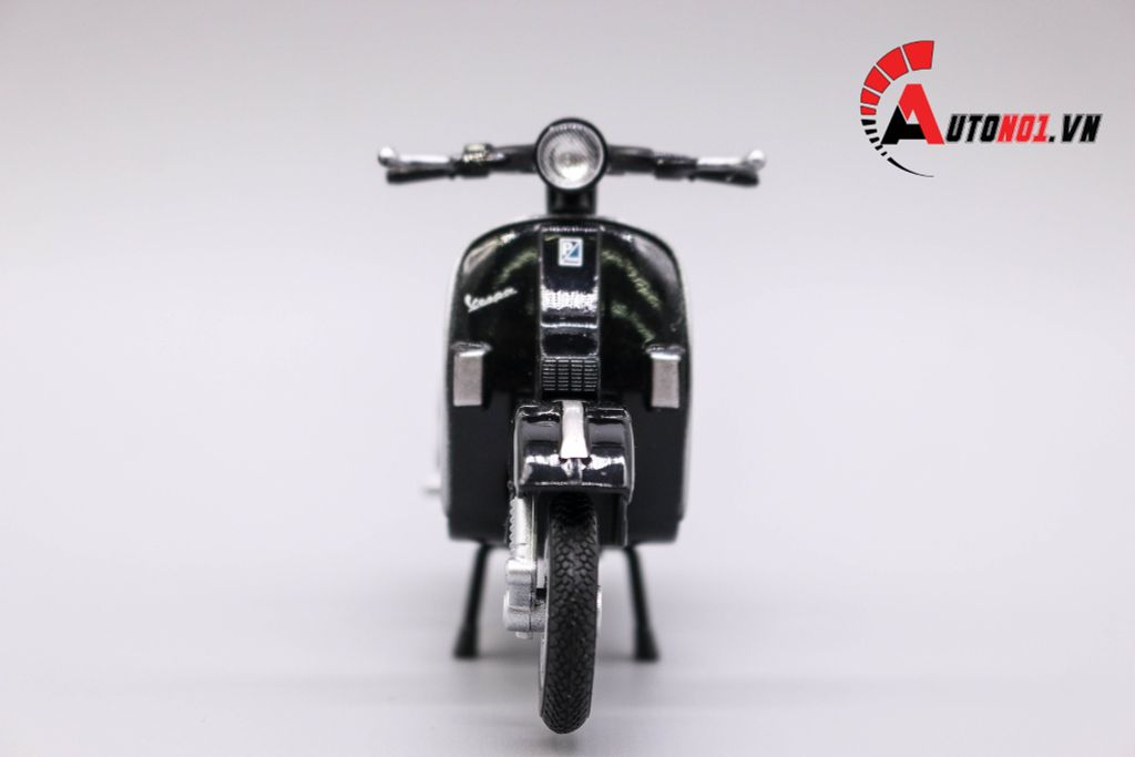 MÔ HÌNH XE VESPA PX 2016 BLACK 1:18 WELLY