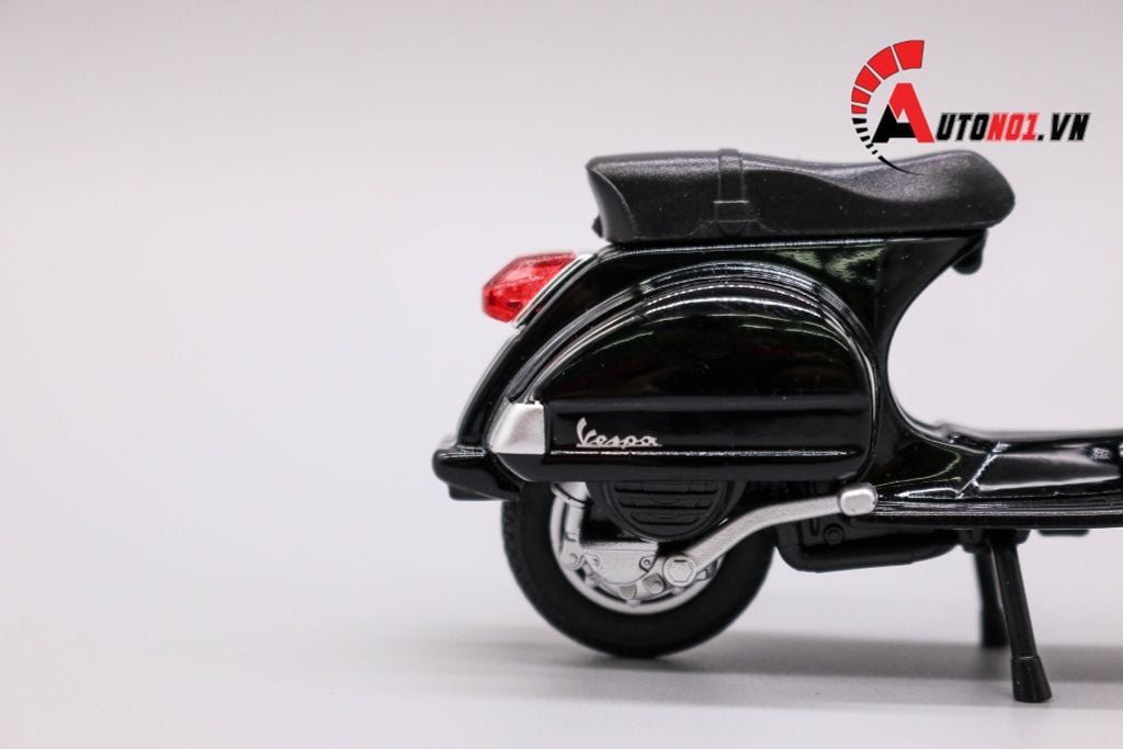 MÔ HÌNH XE VESPA PX 2016 BLACK 1:18 WELLY