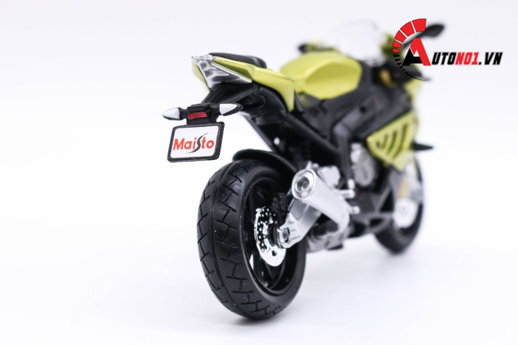 MÔ HÌNH BMW S1000RR GREEN 1:18 MAISTO