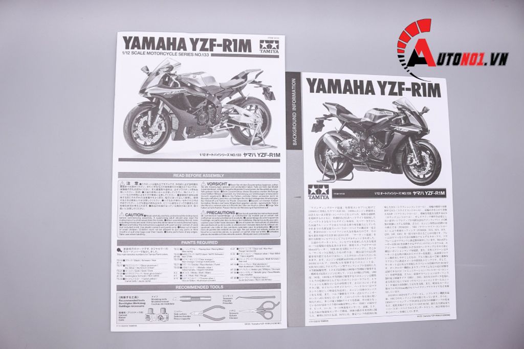 MÔ HÌNH KIT YAMAHA YZF R1M 1:12 TAMIYA 5110