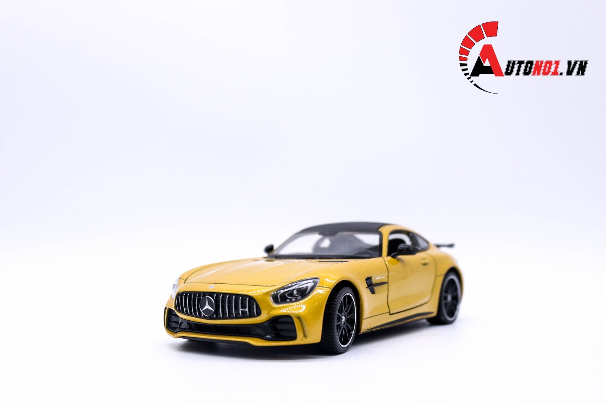 MÔ HÌNH MERCEDES BENZ AMG GT R YELLOW 1:24 WELLY 5372