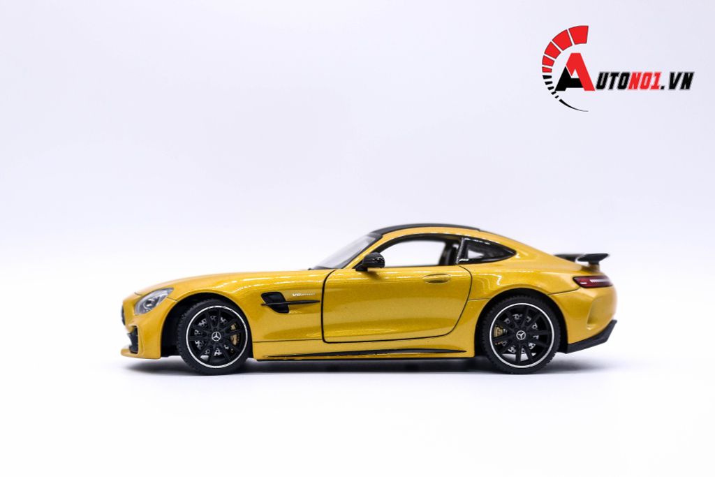 MÔ HÌNH MERCEDES BENZ AMG GT R YELLOW 1:24 WELLY 5372