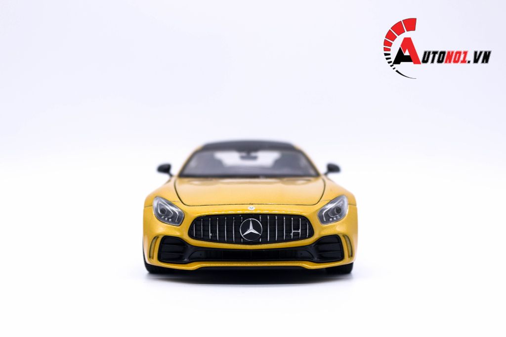 MÔ HÌNH MERCEDES BENZ AMG GT R YELLOW 1:24 WELLY 5372