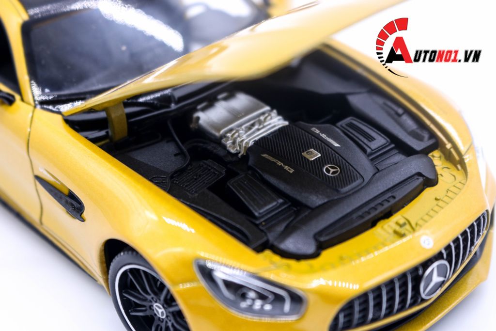 MÔ HÌNH MERCEDES BENZ AMG GT R YELLOW 1:24 WELLY 5372