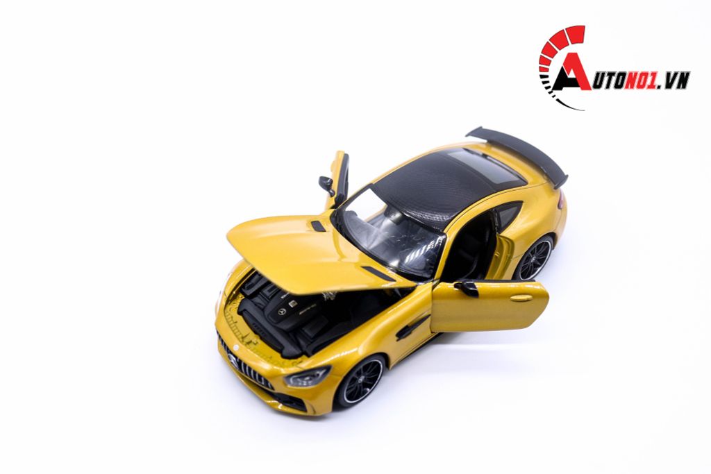 MÔ HÌNH MERCEDES BENZ AMG GT R YELLOW 1:24 WELLY 5372