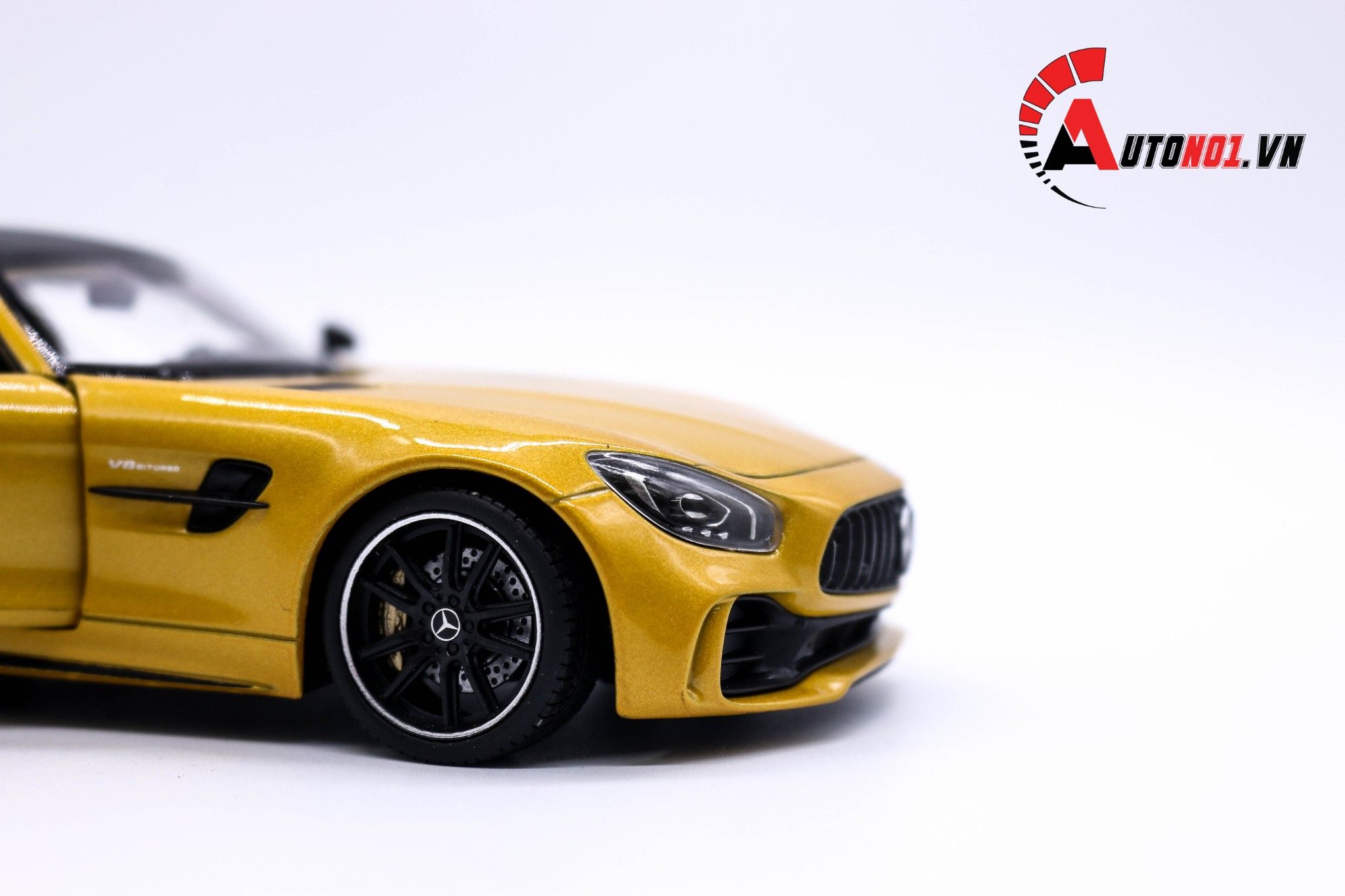  MÔ HÌNH MERCEDES BENZ AMG GT R YELLOW 1:24 WELLY 5372 